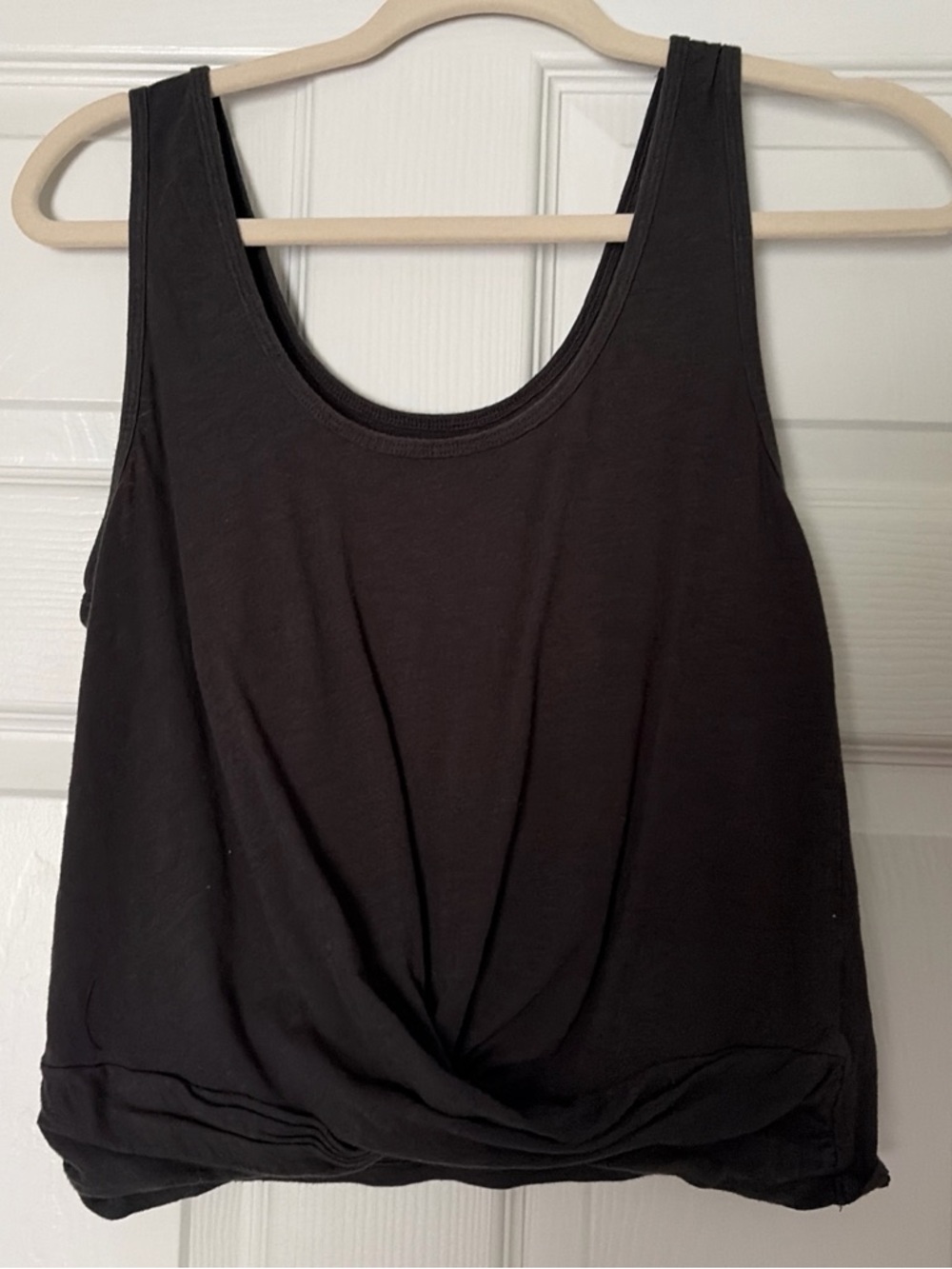 UpWest Black Twist-Hem Tank Top